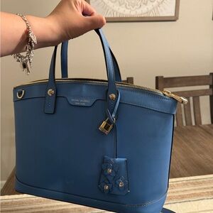 Henri Bendel Blue Satchel Bag